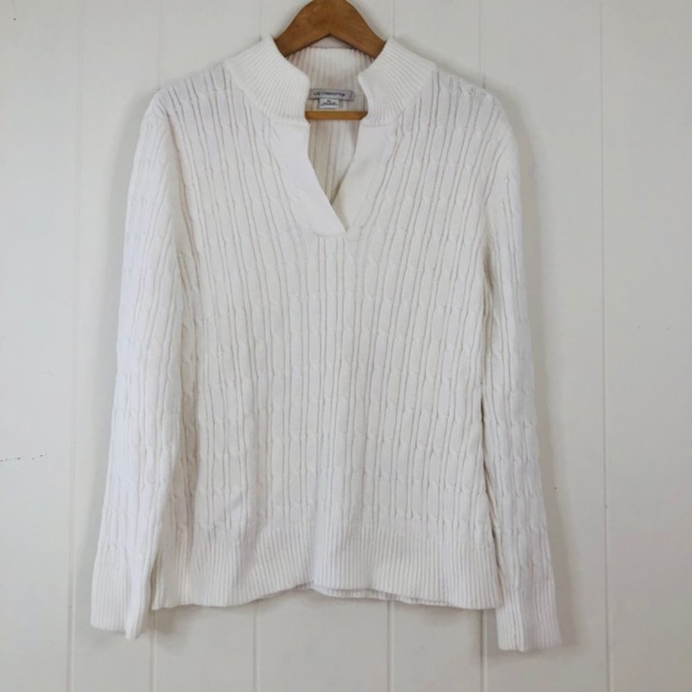 Liz Claiborne Cable Knit Sweater
